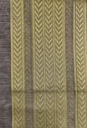 Brown Dupatta with Gold Zari Border