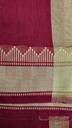 Maroon and Gold Banarasi Silk Dupatta