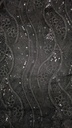 Black Net Dupatta with Floral Kadhai