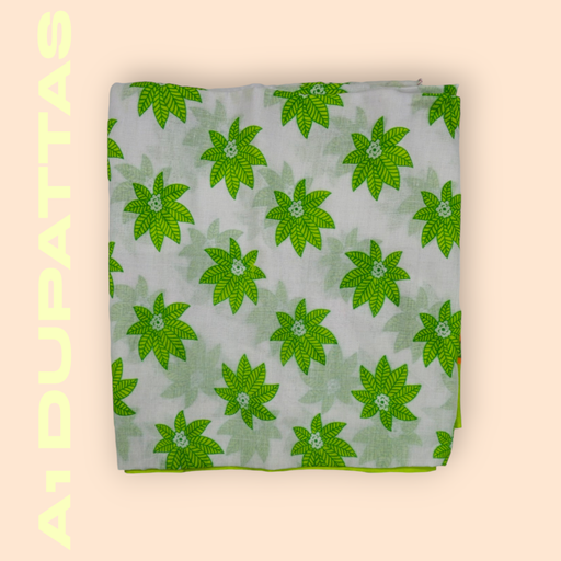 Floral Print Cotton Dupatta